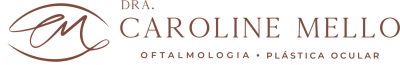 LOGOTIPO - DRA CAROLINE MELLO - HORIZONTAL - MARROM BOM-BOM